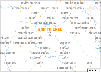 map of Saint-Michel