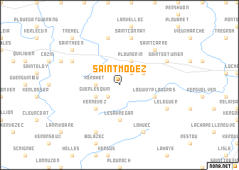 map of Saint-Modez