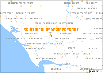 map of Saint-Nicolas-de-Pierrepont