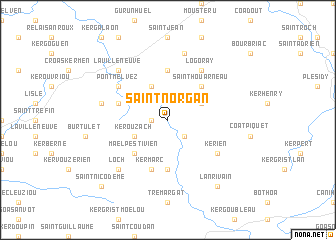 map of Saint-Norgan