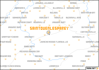 map of Saint-Ouen-lès-Parey
