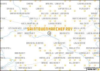 map of Saint-Ouen-Marchefroy