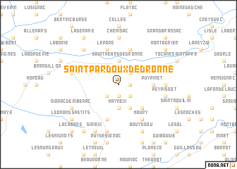 map of Saint-Pardoux-de-Dronne