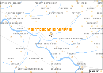 map of Saint-Pardoux-du-Breuil