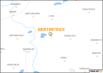 map of Saint Patrick