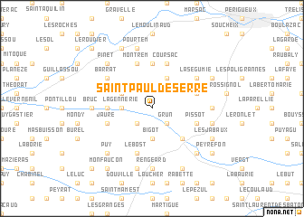 map of Saint-Paul-de-Serre