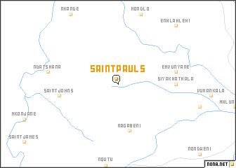 map of Saint Pauls