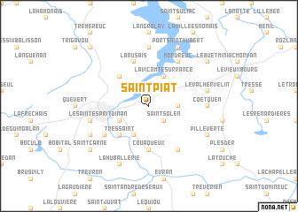 map of Saint-Piat