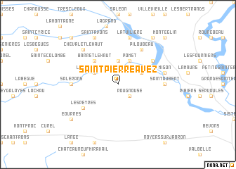 map of Saint-Pierre-Avez