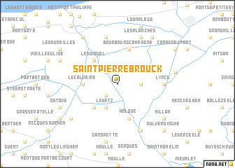 map of Saint-Pierre-Brouck