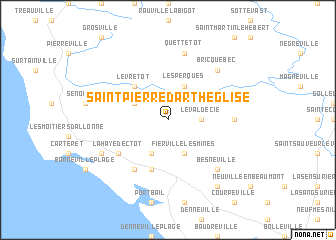 map of Saint-Pierre-dʼArthéglise