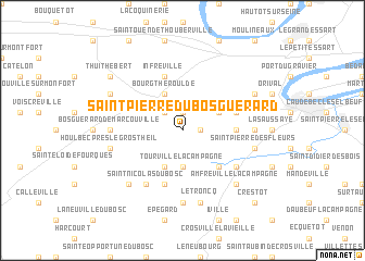 map of Saint-Pierre-du-Bosguérard
