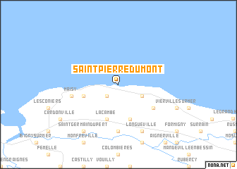 map of Saint-Pierre-du-Mont