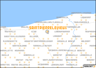 map of Saint-Pierre-le-Vieux