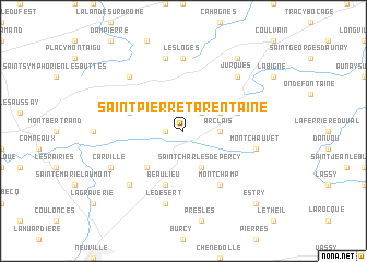 map of Saint-Pierre-Tarentaine