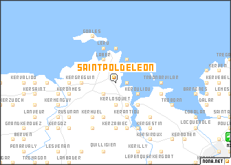 map of Saint-Pol-de-Léon