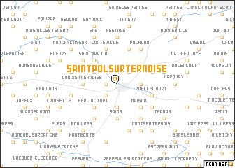 map of Saint-Pol-sur-Ternoise