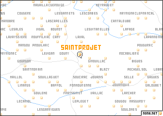 map of Saint-Projet