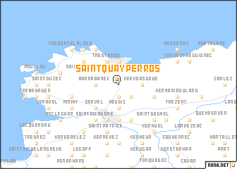map of Saint-Quay-Perros