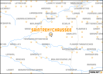 map of Saint-Remy-Chaussée