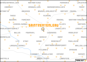 map of Saint-Rémy-en-lʼEau