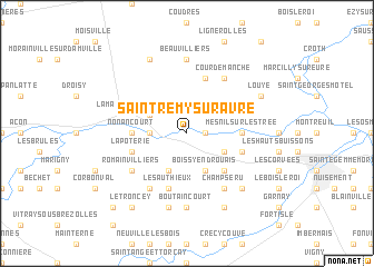 map of Saint-Rémy-sur-Avre