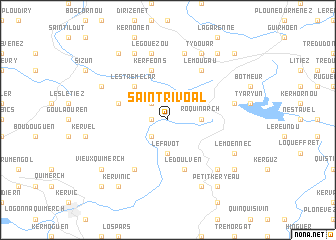 map of Saint-Rivoal