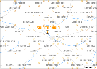 map of Saint-Romain