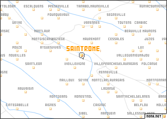 map of Saint-Rome