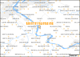 map of Saintry-sur-Seine