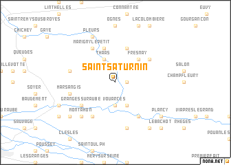 map of Saint-Saturnin