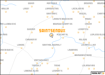 map of Saint-Senoux