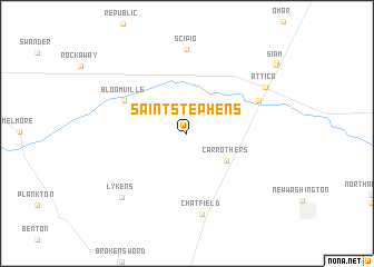 map of Saint Stephens