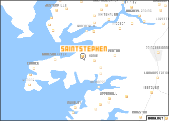 map of Saint Stephen