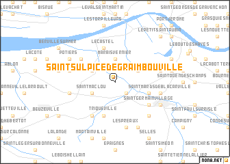 map of Saint-Sulpice-de-Graimbouville