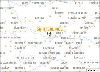 map of Saint-Sulpice