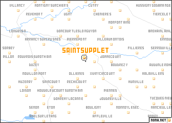 map of Saint-Supplet