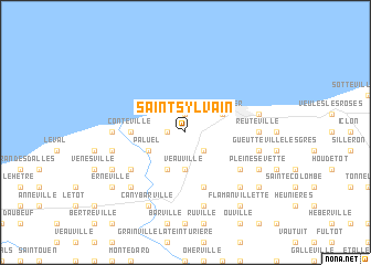 map of Saint-Sylvain