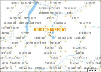 map of Saint-Théoffrey