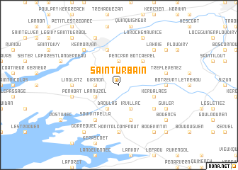 map of Saint-Urbain