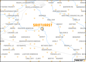 map of Saint-Vaast