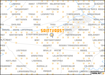 map of Saint-Vaast