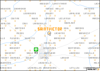 map of Saint-Victor