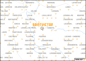 map of Saint-Victor