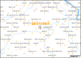 map of Saint-Vrain