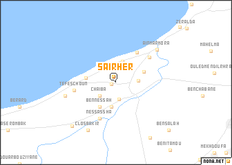 map of Saïrher