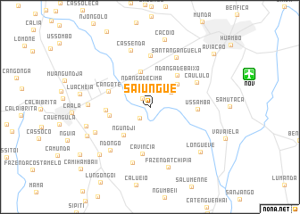 map of Saiungue