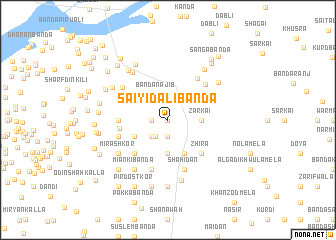 map of Saiyid Ali Bānda