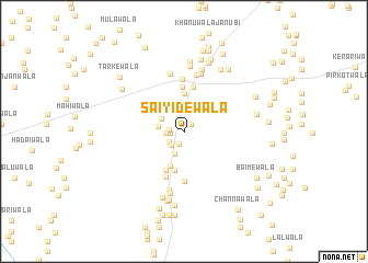 map of Saiyidewāla