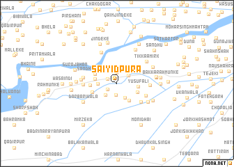 map of Saiyidpura